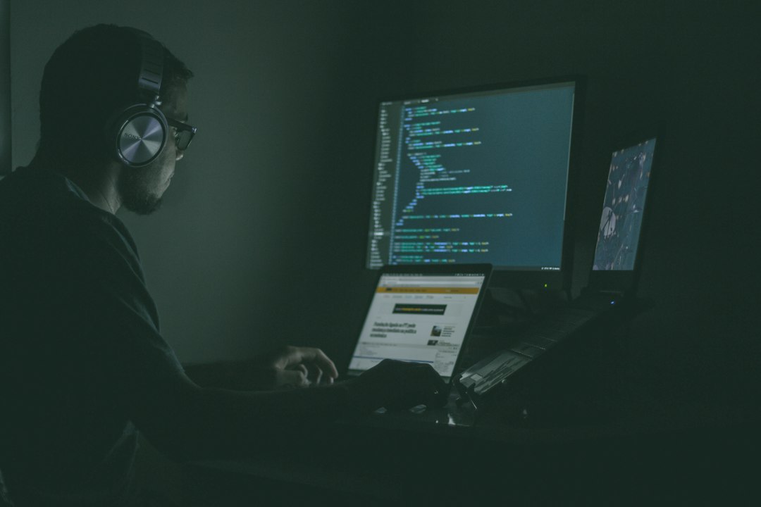 Computer workstation used to review code and security activity